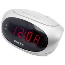 Westclox 70044B Super-Loud LED Electric Alarm Clock (White)   554324837